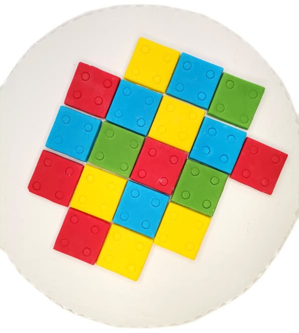 Tårtset Blocks - Kakel 20st