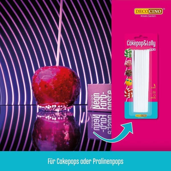 Decocino - 32680 - Båtar för Cake Pop och klubbor, Vit