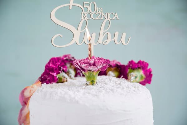 HENKILÖKOHTAINEN Cake Topper 30. 40. 45. 50. hääpäivä NUMERO VALITSESTA