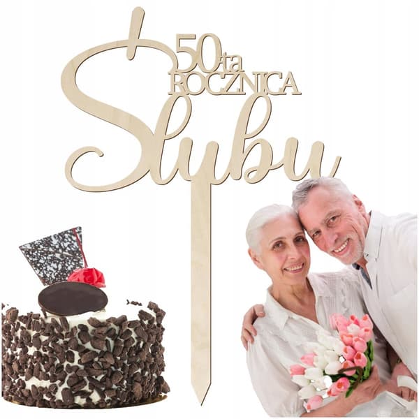 HENKILÖKOHTAINEN Cake Topper 30. 40. 45. 50. hääpäivä NUMERO VALITSESTA