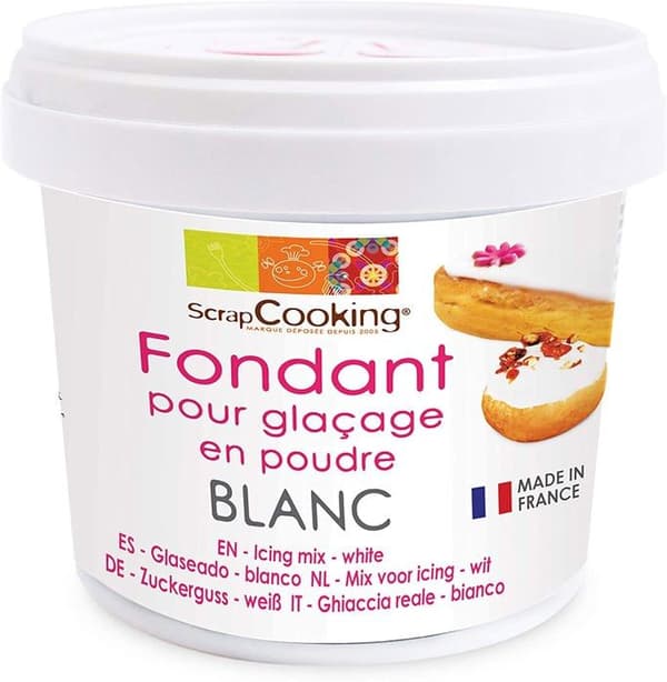 Dekorativa köksredskap - 7312 - Vit fondant för ispulver 150 G