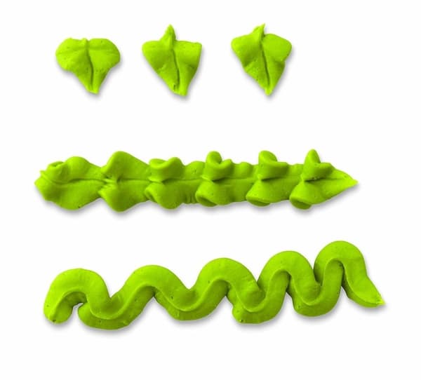 Wilton Dekorations Set #104, #352, #224 Blad Spritsa Spritstyll
