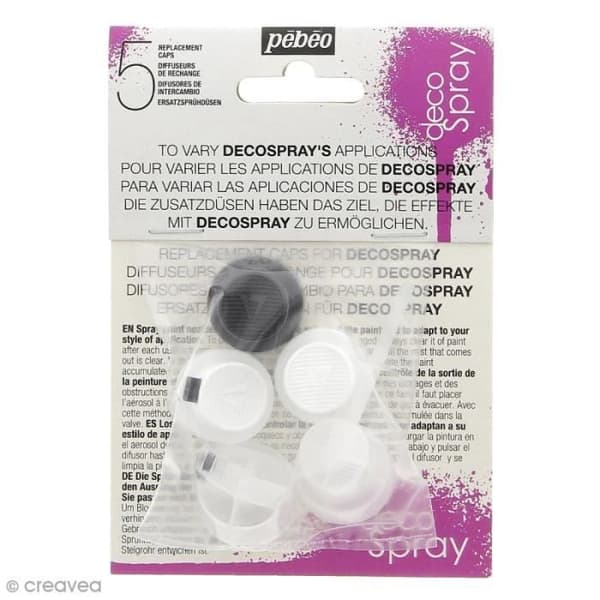 Diffusörer DecoSpray - PEBEO - Set om 5 - Medelspår - Standard