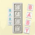 Miniatyrbild 1 av 4: BABY Silikonform för Tårtdekorationer – Perfekt för Baby Shower