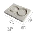 Miniatyrbild 2 av 2: Silikonform – Siffra 8 för Tårtor & Dekorationer
