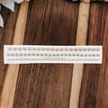 Miniatyrbild 1 av 2: Pearl | Beadad Bollkant Silikonform – Elegant Beadad Strips Fondantform