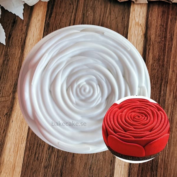 Ros Silikonform för Tårta – 17.9 cm