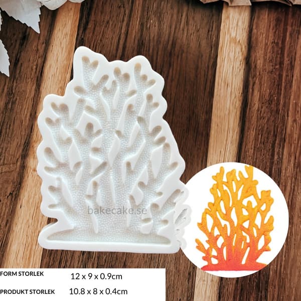 Korallrev Silikonform | Coral Reef Silicone Mold