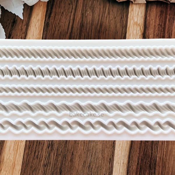 Flertalet Storlekar Repstrips - Rope Design Silikonform