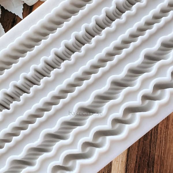 Flertalet Storlekar Repstrips - Rope Design Silikonform