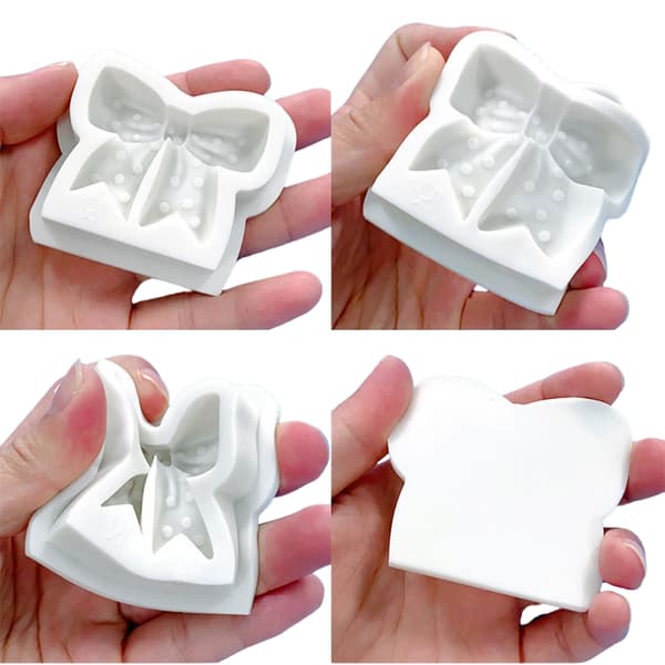 Premium Rosette Silikonform – Högkvalitativ Bow Form för Detaljerad Dekoration