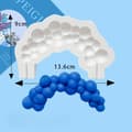 Miniatyrbild 3 av 4: Bubble Arch Silikonform Platinum Silikon | Pärlfondant & Sockermassa Form