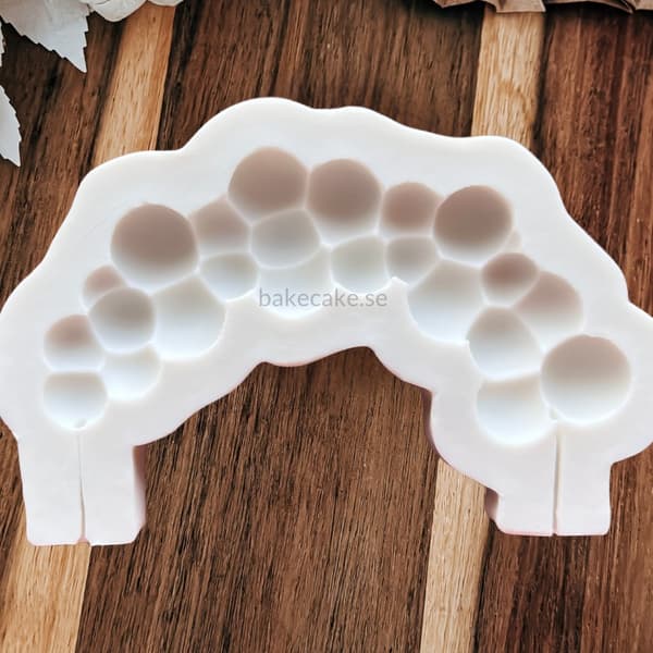 Bubble Arch Silikonform Platinum Silikon | Pärlfondant & Sockermassa Form