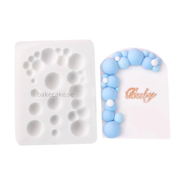 Bubbelkluster Silikonform | bubbla och pärla Silikonform