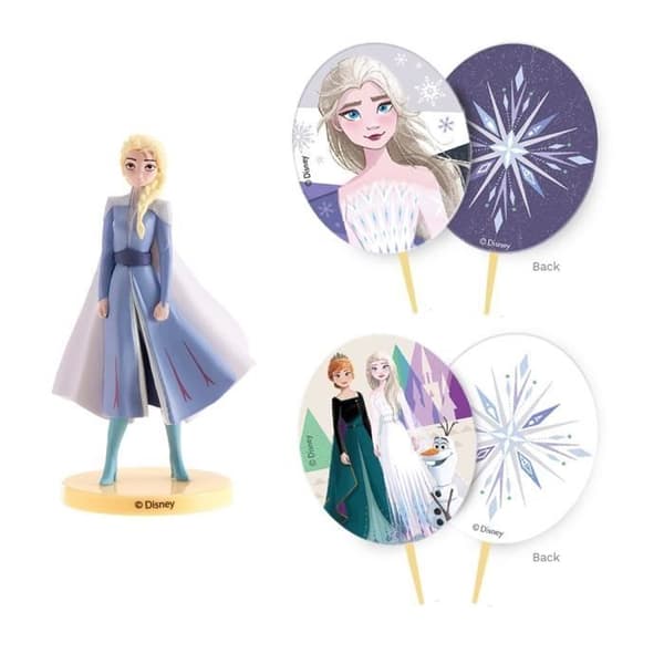 Kit för tårndekoration - Frost - Elsa - 2 logotyper - Barn - Flicka