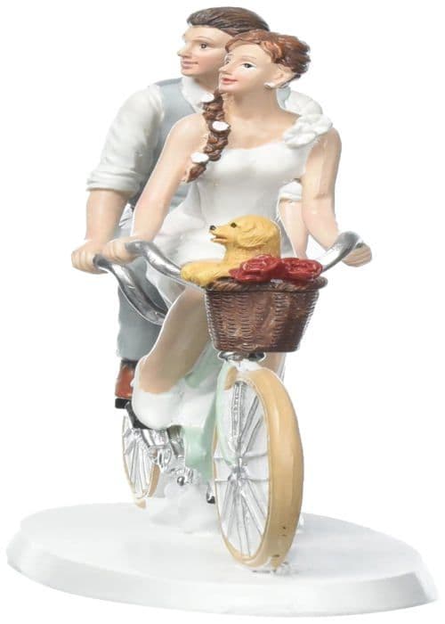 Dekora Cake Decor Figurine - 305069 - 305068 Bröllopstårta Statyett, Vit, 16x18cm