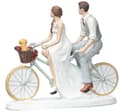 Miniatyrbild 2 av 4: Dekora Cake Decor Figurine - 305069 - 305068 Bröllopstårta Statyett, Vit, 16x18cm