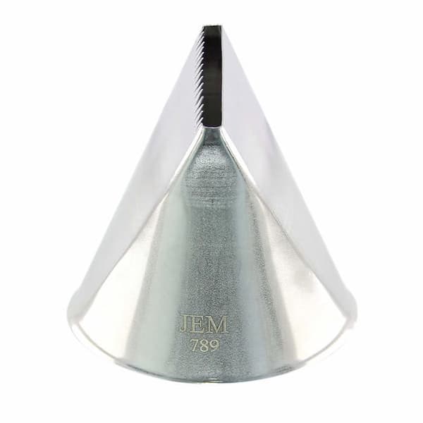 Jem dekorativa redskap - NZ789 - Extra stort tårtmunstycke N 789, Silver