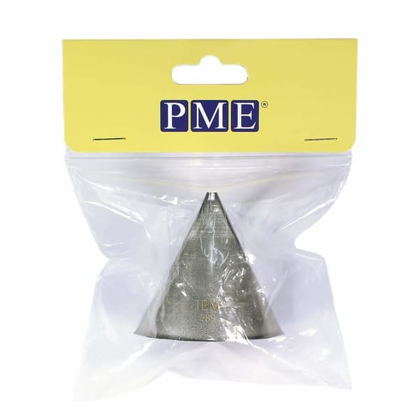 Jem dekorativa redskap - NZ789 - Extra stort tårtmunstycke N 789, Silver