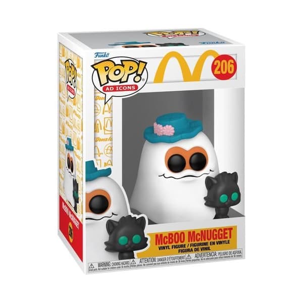 Funko Pop! Annonsikoner: McDonalds - McBoo McNugget - Flerfärgad - Grå