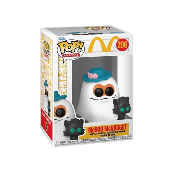Funko Pop! Annonsikoner: McDonalds - McBoo McNugget - Flerfärgad - Grå