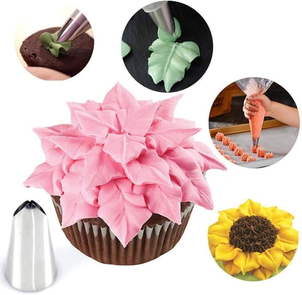 Lollanda 14-delars Spritspåse & Munstyckeset, Tyllset, spritstyllar- Cake tool