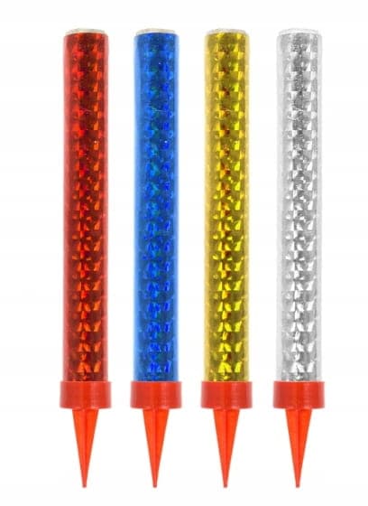 Kagegnistfontæne lang 12 cm fødselsdagslys 4 stk.