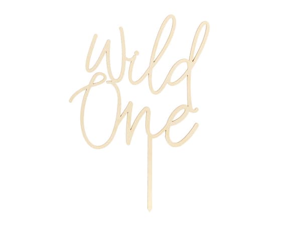 Wild One -puinen koriste, 22 cm