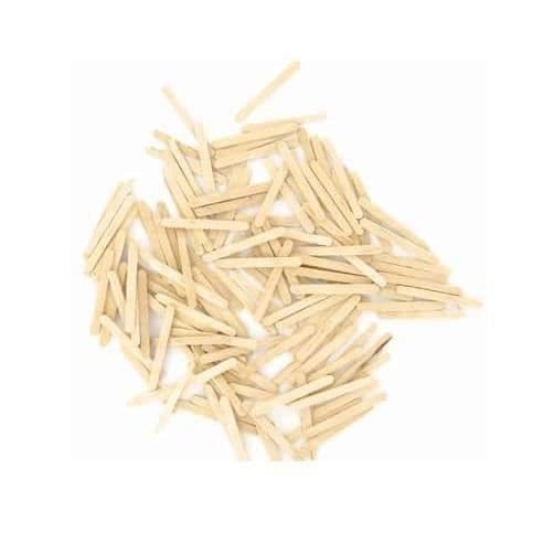 Pinnar - Naturlig - 0,6 x 5,5 cm - 200 stycken - Blandad - Beige