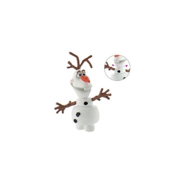 Olaf miniatyrfigur från Frozen - BULLYLAND - 7 cm - För barn från 3 år och uppåt
