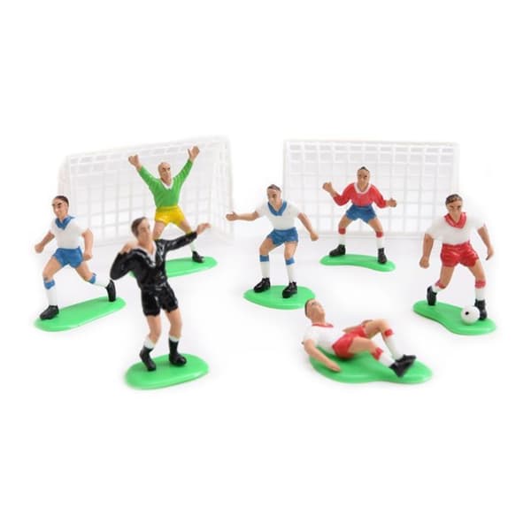Fotbollstårta Dekoration 9 bitar