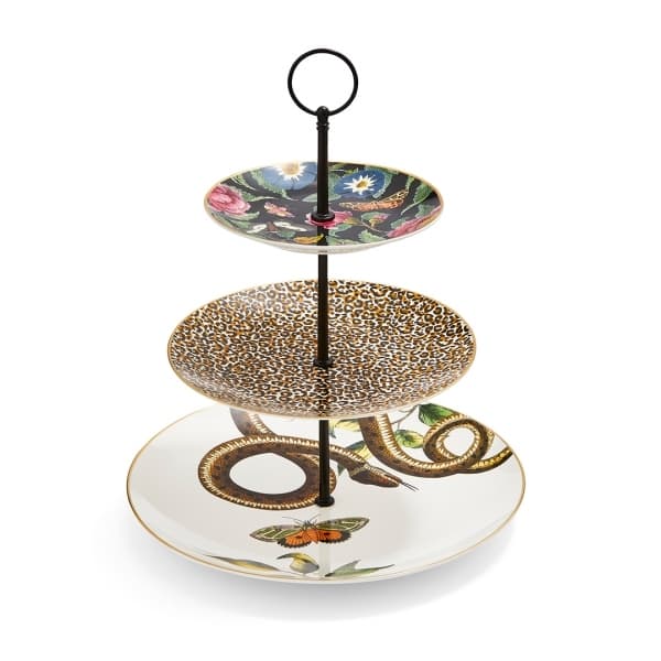 Creatures of Curiosity Tier Cake Stand, H 26,5 cm - Spode Creatures of Curiosity Tier Cake Stand, H 26,5 cm - Spode