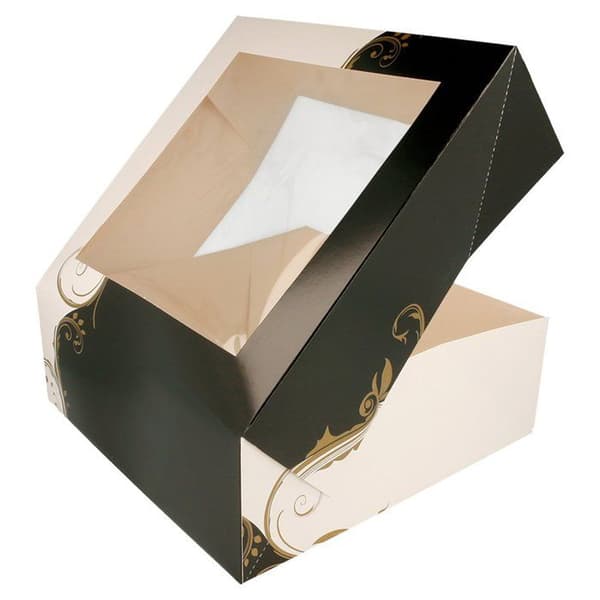 García de pou - Garcia de Pou204.72 - 50 st - Konditorivaror med fönster 300 G/M2 28X28X10 Cm Vit kartong