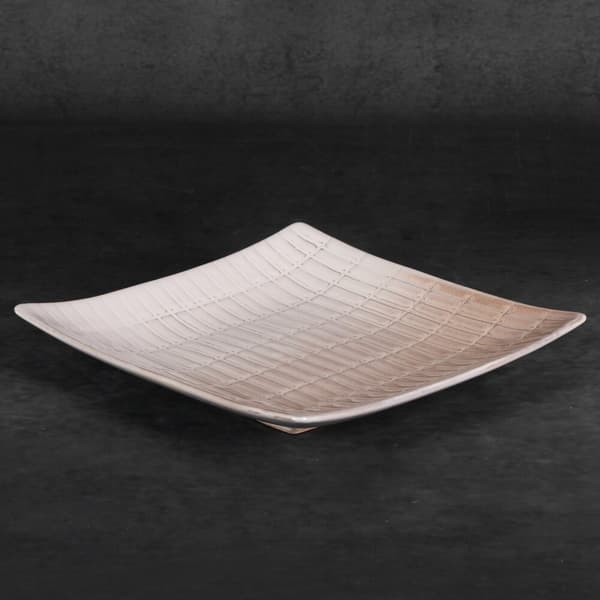Dekorativ tallerken EDNA 27x27 Eurofirany creme