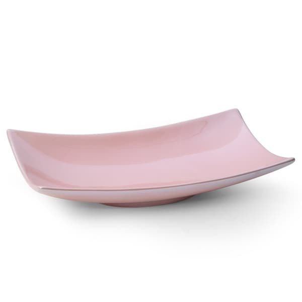 Dekorativ tallerken SIMONA1 31x17 Eurofirany pink