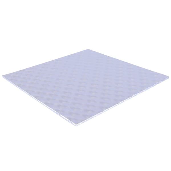 Pme - CCS328 - ie Essentiels - Kvadrat Tårta Kort 15 cm / 6-tum, Set av 3, Metallic Silver