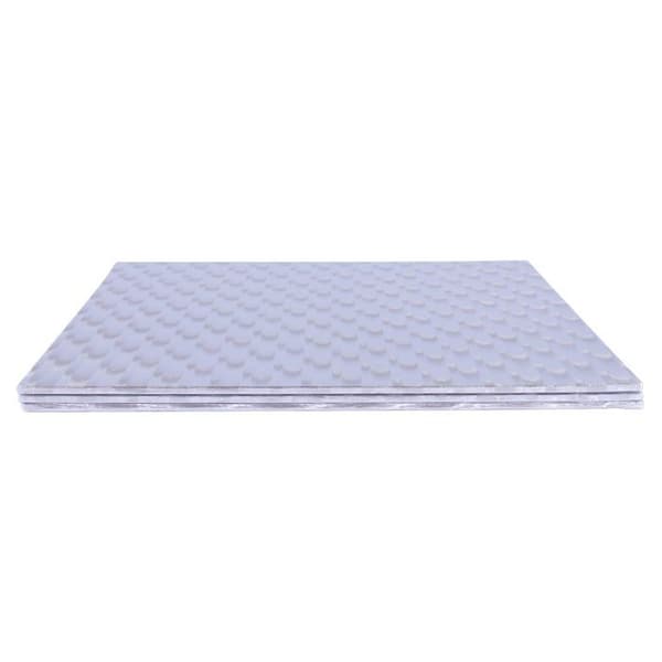 Pme - CCS328 - ie Essentiels - Kvadrat Tårta Kort 15 cm / 6-tum, Set av 3, Metallic Silver