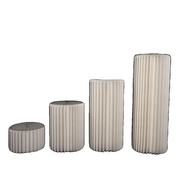 Kagestander, Cylindrisk Design, Allsidig Dekoration, H20 40 60 80
