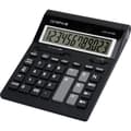 Miniatyrbild 1 av 3: Olympia LCD 612 SD Bordsräknare Svart Display (ställen): 12 batteri (B x H x D) 212 x 42 x 162 mm