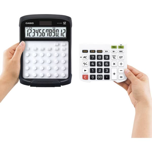 Casio WD-320MT Bordsräknare Silver-svart Display (ställen): 12 solcell, batteri (B x H x D) 145 x 36 x 195 mm
