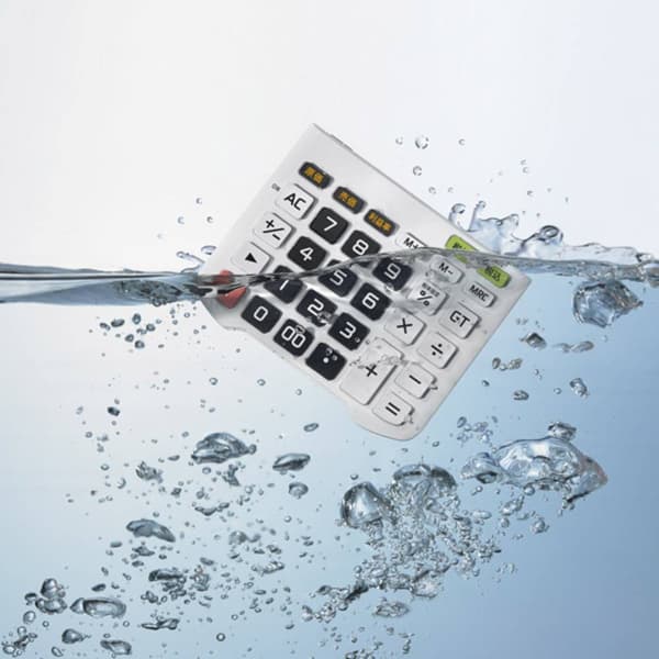 Casio WD-320MT Bordsräknare Silver-svart Display (ställen): 12 solcell, batteri (B x H x D) 145 x 36 x 195 mm