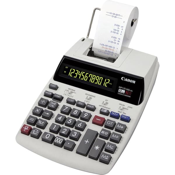 Canon MP120-MG-es II Skrivande bordsdator Vit Display (ställen): 12 230 V (B x H x D) 203 x 72 x 292 mm Vit