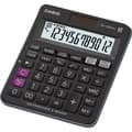 Miniatyrbild 1 av 3: Casio MJ-120DPLUS Bordsräknare Svart Display (ställen): 12 solcell, batteri (B x H x D) 126.5 x 28.6 x 148 mm