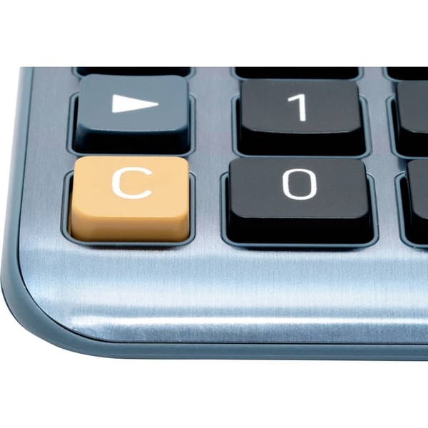 Casio DF-120EM Bordsräknare Blå Display (ställen): 12 solcell (L x B) 126 mm x 179 mm