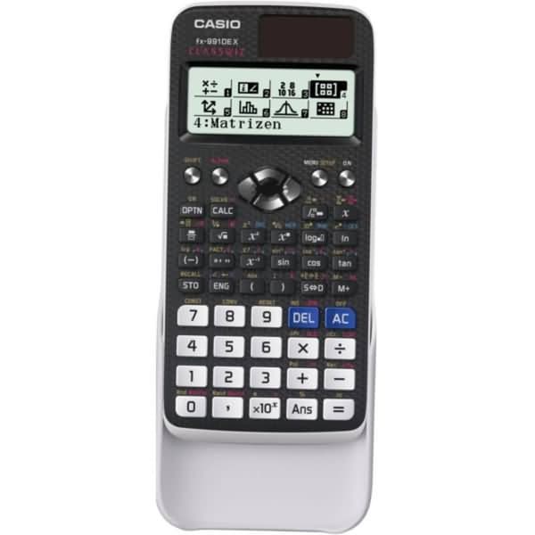 Casio FX-991DE X Teknisk videnskabelig computer solcelle-drift, Batteridrevet Sort Display (indstil): 12