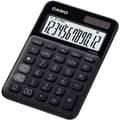 Miniatyrbild 1 av 3: Casio MS-20UC-BK Bordsräknare Svart Display (ställen): 12 solcell, batteri (B x H x D) 105 x 23 x 149.5 mm