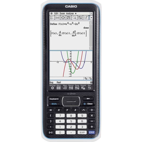 Casio FX-CP400 Grafräknare Svart Display (ställen): 25 batteri (B x H x D) 89 x 21.1 x 206 mm