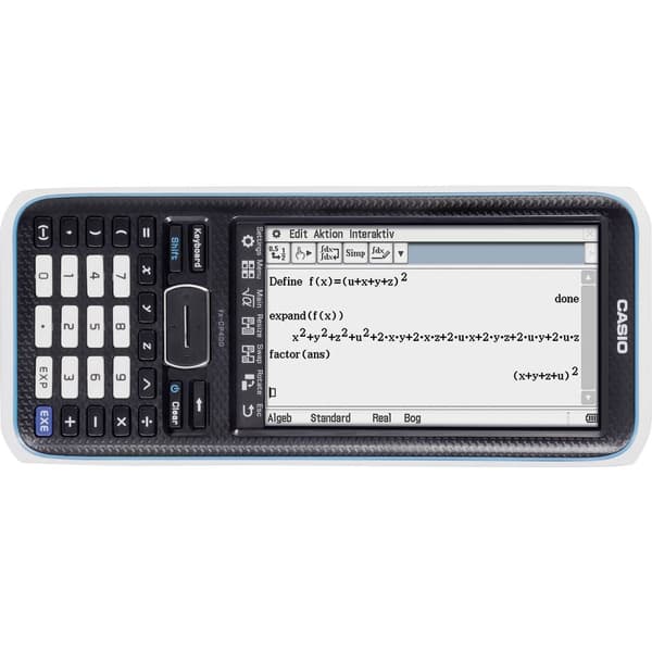 Casio FX-CP400 Grafräknare Svart Display (ställen): 25 batteri (B x H x D) 89 x 21.1 x 206 mm