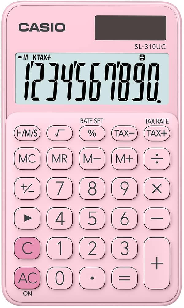 Miniräknare SL-310UC PK Casio Lyserød