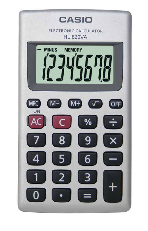 Miniräknare HL-820VA Casio